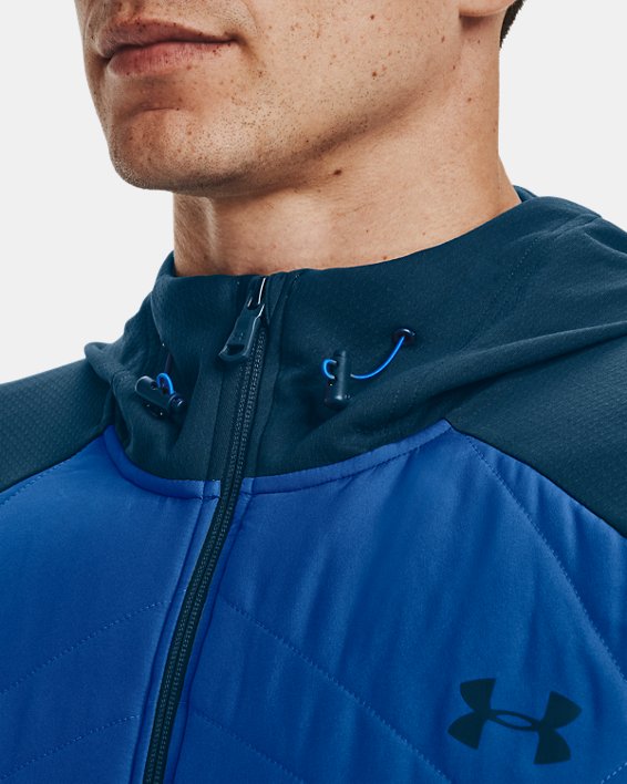 Men's UA Sprint Hybrid Jacket, Blue, pdpMainDesktop image number 3